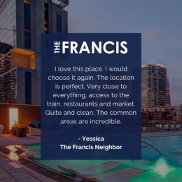 Love where you live social media post of a resident review