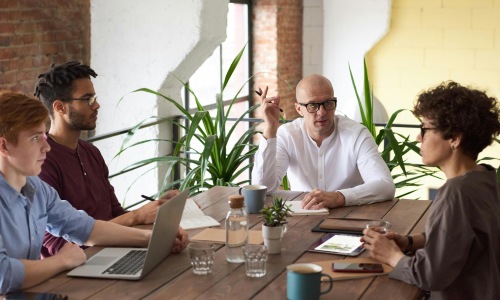 people sitting at a table
